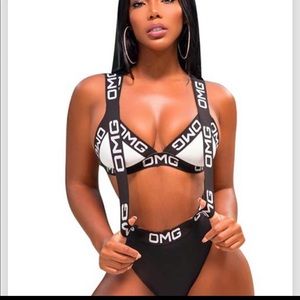 Women’s 2pc bikini set w/ suspenders